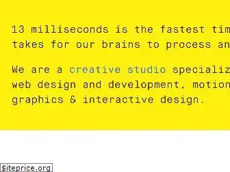 13milliseconds.com