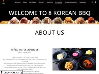 8koreanbbq.com