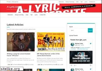 a-lyric.com