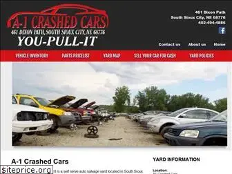 a1crashedcars.com