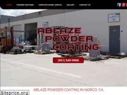 ablazepowdercoating.com