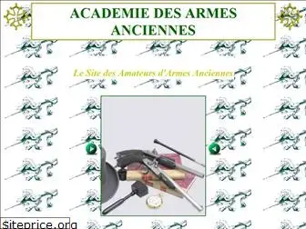 academie-des-armes-anciennes.com