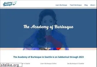 academyofburlesque.com