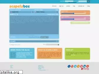 acapela text to speech box