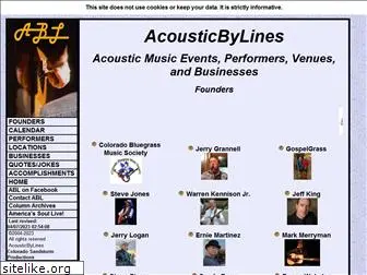 acousticbylines.com