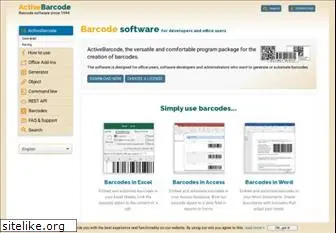 activebarcode.com
