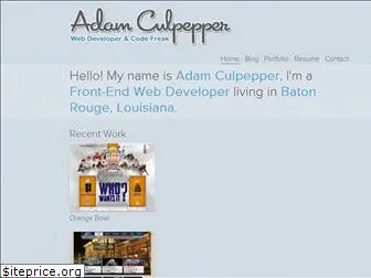 adamculpepper.net