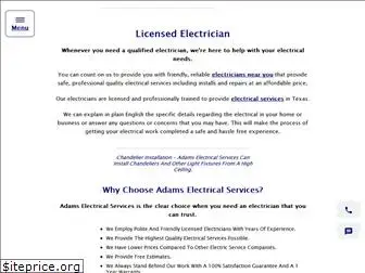 adamselectricalservices.net