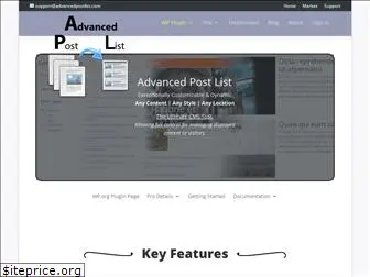 advancedpostlist.com