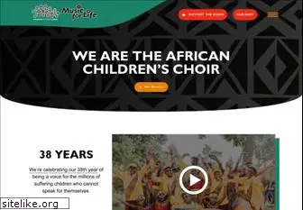 africanchildrenschoir.com