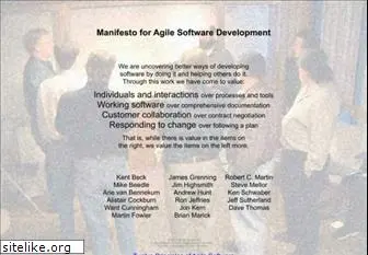 agilemanifesto.org