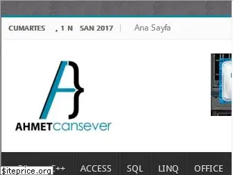 ahmetcansever.com
