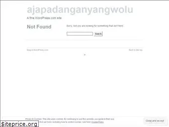 ajapadanganyangwolu.wordpress.com