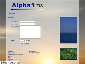 alphafilms.co.uk