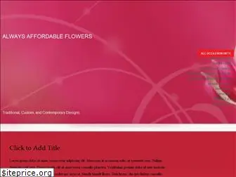 alwaysaffordableflowers.com