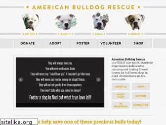 americanbulldogrescue.org