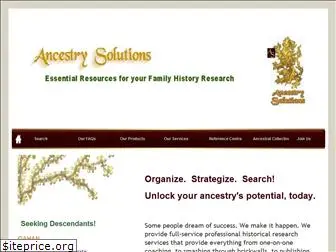 ancestrysolutions.com