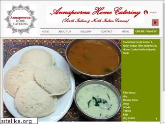 annapoornahomecatering.com
