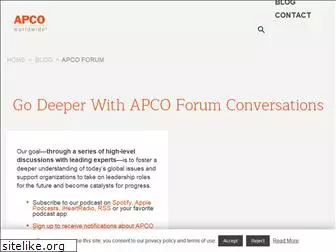 apcoforum.com