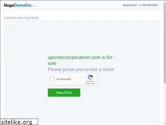 aporteccorporation.com