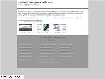 architectbusinesscards.com