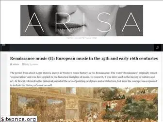 arisamusic.com