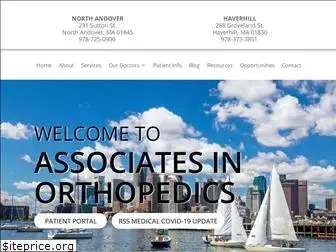 associatesinorthopedics.com