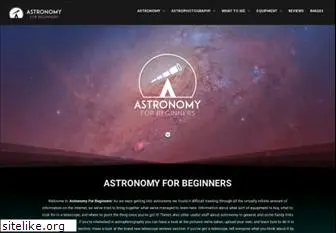 astronomyforbeginners.com