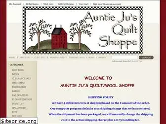 auntiejusquiltshoppe.com