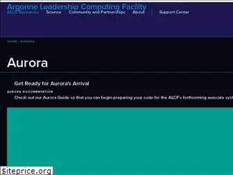aurora.alcf.anl.gov