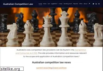 australiancompetitionlaw.org