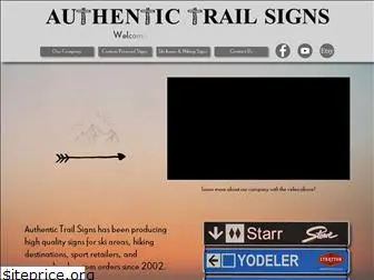 authentictrailsigns.com