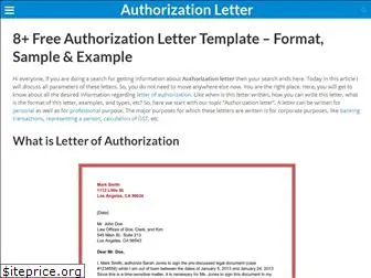authorizationletter.net