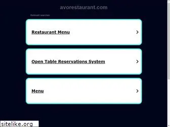 avorestaurant.com