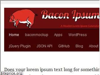 baconipsum.com