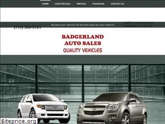 badgerlandautosales.com