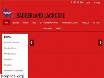 badgerlandlacrosse.com