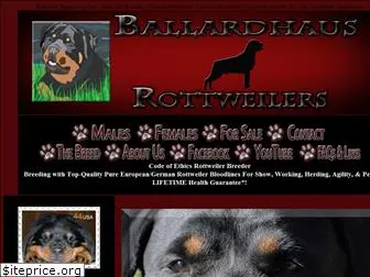 ballardhausrottweilers.com