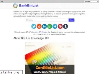 Top 33 binlist.net competitors