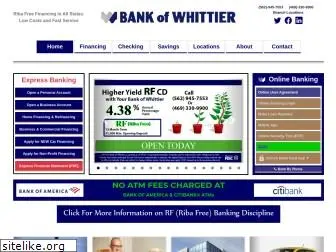 bankofwhittier.com