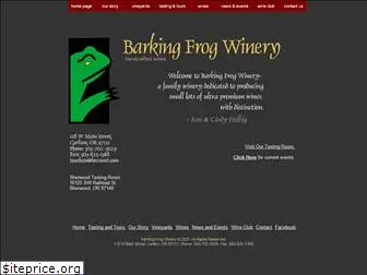barkingfrogwinery.com