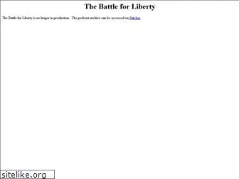 battleforliberty.com