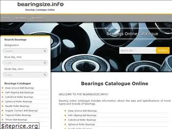 bearingsize.info