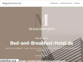 bed-and-breakfast-hotel.de