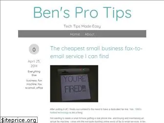 bensprotips.com