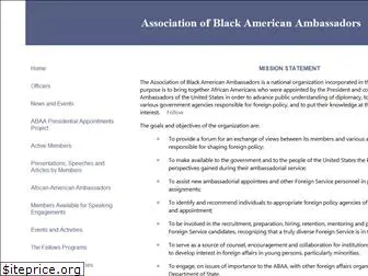 blackamericanambassadors.org