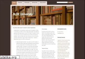 bldeuniversity.org