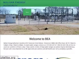 bolivarenergyauthority.com