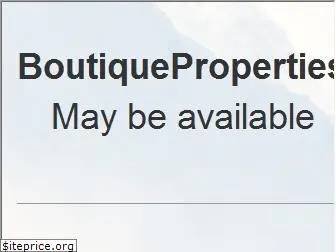 boutiqueproperties.com