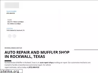 brakemufflerrepairrockwall.com